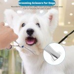 Curved Pet Grooming Scissors Set with Safety Tip