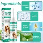 Dog Ear Cleaner for Yeast, Itching & Odor Relief