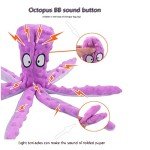 Squeaky Octopus Dog Toy for Chewing Fun