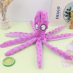 Squeaky Octopus Dog Toy for Chewing Fun