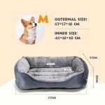 Cozy Plush Dog Bed for Small to Medium Dogs