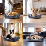 Cozy Plush Dog Bed for Small to Medium Dogs