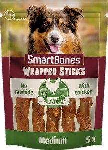 Chicken Wrapped SmartBones Chew Sticks for Dogs