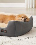 Large Washable Soft Grey Dog Sofa Bed