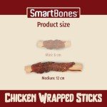 Chicken Wrapped SmartBones Chew Sticks for Dogs