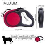 CFMOUR Heavy-Duty Retractable Dog Leash, 5m