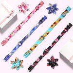 Personalized Pink Bow Tie Collar for Small Dogs