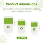 20PCS Waterproof Disposable Dog Boots for Paw Protection