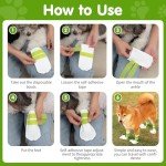 20PCS Waterproof Disposable Dog Boots for Paw Protection