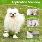 20PCS Waterproof Disposable Dog Boots for Paw Protection