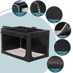 Petsfit Sturdy Dog Crate for Car Travel