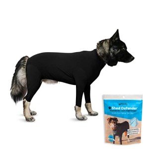 Shed Defender Sport Dog Onesie - Reduces Shedding, Calms