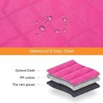 GXT Pink Dog Back Seat Cover with Leash