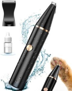 Oneisall Silent Dog Paw Trimmer & Grooming Kit