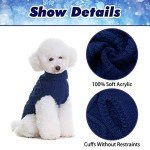 Cozy Cable Knit Turtleneck Dog Sweater