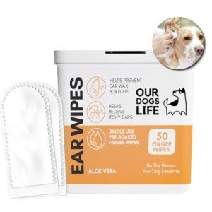 Aloe Vera Dog Ear Wipes - Clean & Soothe