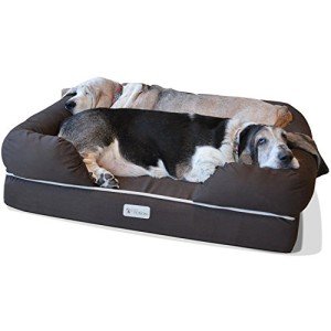 PetFusion Orthopedic Memory Foam Dog Bed - Waterproof