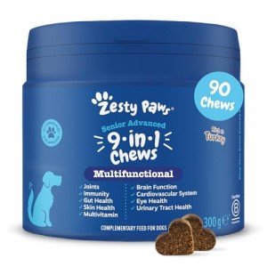 Zesty Paws Senior Dog Multivitamin 9-in-1