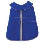 Blue Thermal Fleece Dog Jacket - X-Small