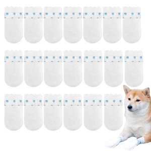 20 Pack Waterproof Dog Boots & Paw Protectors
