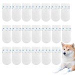 20 Pack Waterproof Dog Boots & Paw Protectors