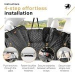 Dog Car Seat Cover Waterproof Hammock Style