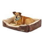 Cozy Washable Dog Bed with Fleece Lining - XL