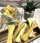 Natural Rawhide Chews: Tripe Filled Bones (5 Pack)