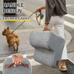 Dog Steps for Bed & Couch – 2-Step Foam Stairs