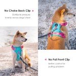 Adjustable No-Pull Dog Harness with Reflective Colors
