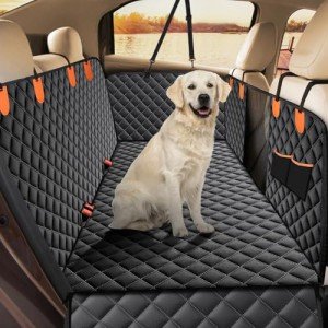 JOEJOY Dog Car Seat Cover with Mesh Window