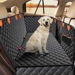 JOEJOY Dog Car Seat Cover with Mesh Window