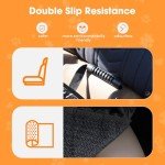 JOEJOY Dog Car Seat Cover with Mesh Window