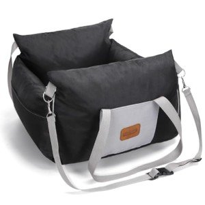 Waterproof Dog Car Seat with Storage Pockets