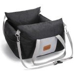 Waterproof Dog Car Seat with Storage Pockets