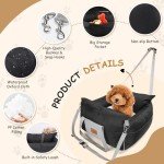 Waterproof Dog Car Seat with Storage Pockets