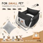 Waterproof Dog Car Seat with Storage Pockets