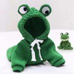 Cute Frog Costume Hoodie for Dogs and Cats