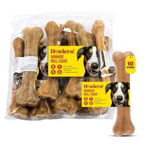 Howlers 10 Inch Natural Giant Dog Chew Bones
