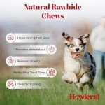 Howlers 10 Inch Natural Giant Dog Chew Bones