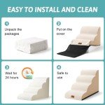 Cozy Kiss Lightweight Dog Stairs for Small Pets