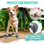 Dog Shoes for Injured Paws - Adjustable & Anti-Slip