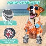 Dog Shoes for Injured Paws - Adjustable & Anti-Slip