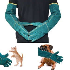 Bite-Proof Animal Handling Gloves - 62CM Long