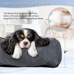 MIXJOY Orthopedic Washable Dog Bed - Medium Grey