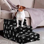 Youyijia 3-Step Dog Stairs with Washable Cover