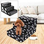 Youyijia 3-Step Dog Stairs with Washable Cover