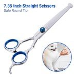 5-in-1 Dog Grooming Scissors Kit with Round Tips
