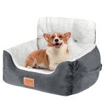 VEVOR Dog Car Booster Seat with Safety Leash