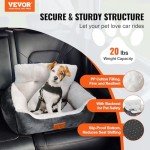 VEVOR Dog Car Booster Seat with Safety Leash